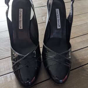 NWOT Charles David 7.5 patent leather